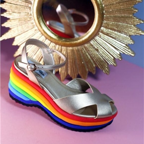 Sole Rainbow Wedge Heel by Lulu Hun - Picture 2 of 3